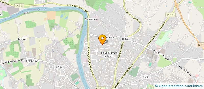 localisation de l'entreprise MEGA  VILLENEUVE-SUR-LOT