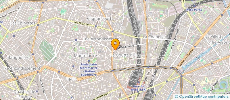 localisation de l'entreprise MEGA à PARIS