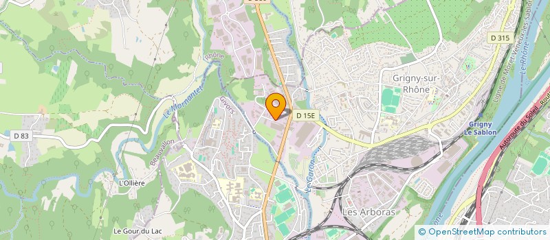 localisation de l'entreprise MEGA  GRIGNY