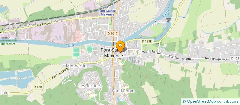 localisation de l'entreprise MEGA  PONT-SAINTE-MAXENCE