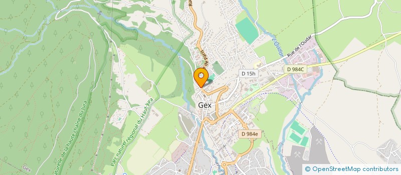 localisation de l'entreprise MEGA ALPES  GEX