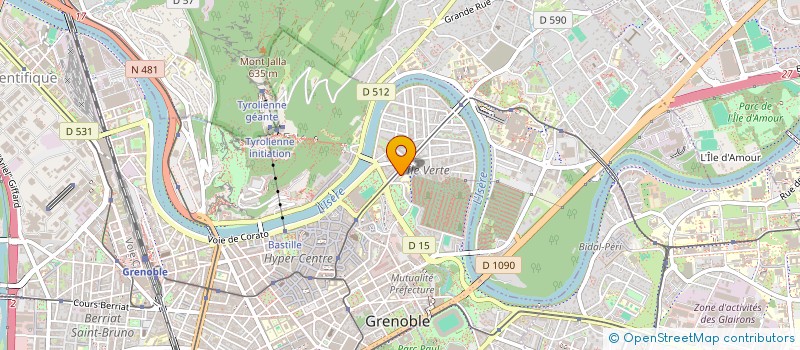 localisation de l'entreprise MEGA ARCHI à GRENOBLE