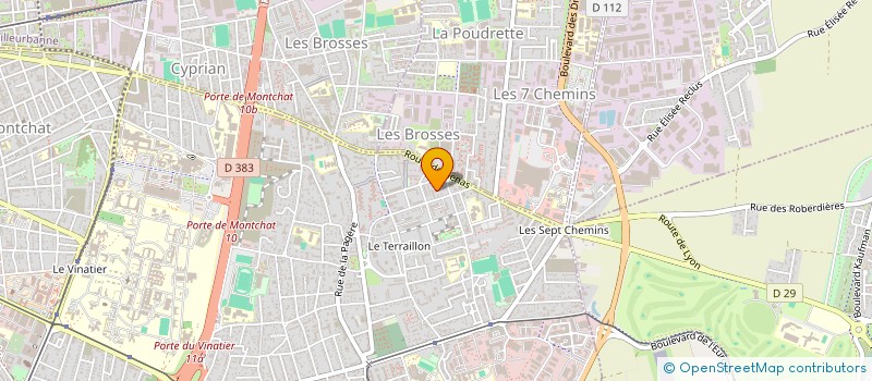localisation de l'entreprise MEGA-BAT à BRON