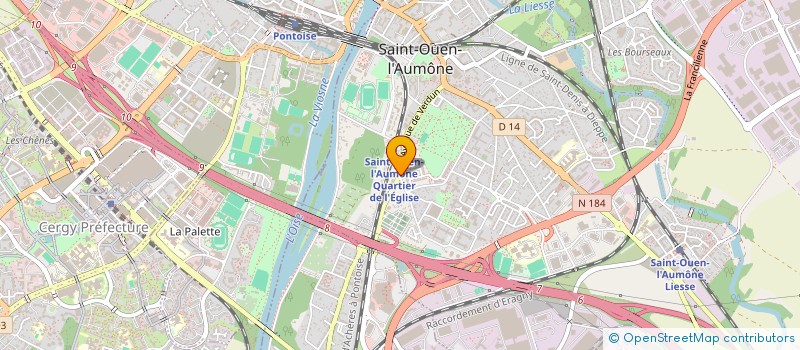 localisation de l'entreprise MEGA BOEUF à SAINT-OUEN-L'AUMONE