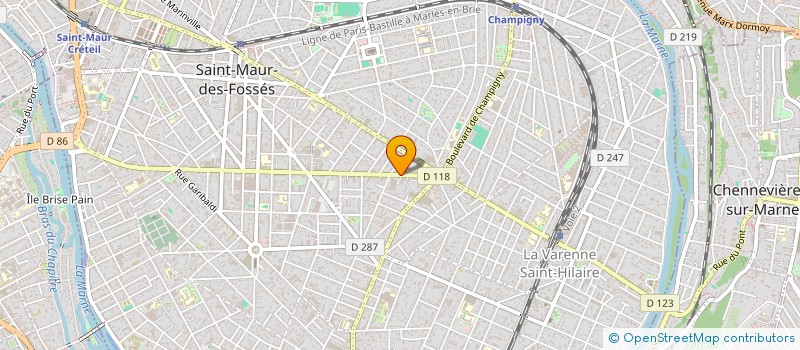 localisation de l'entreprise MEGA BTP à SAINT-MAUR-DES-FOSSES