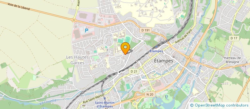 localisation de l'entreprise MEGA BUN'S H 24 à ETAMPES