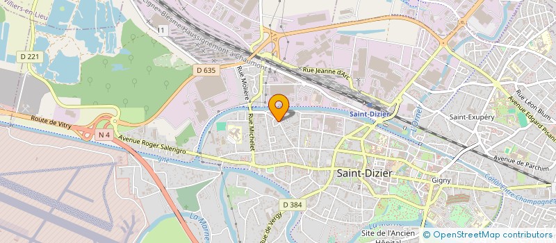 localisation de l'entreprise MEGA BUREAU SERVICE à SAINT-DIZIER