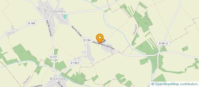 localisation de l'entreprise MEGA CHARPENTE à CLEVILLIERS