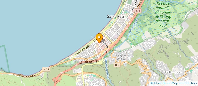 localisation de l'entreprise MEGA DIFFUSIONS à SAINT-PAUL