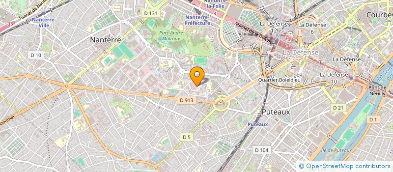 localisation de l'entreprise MEGA DISTRIB  NANTERRE