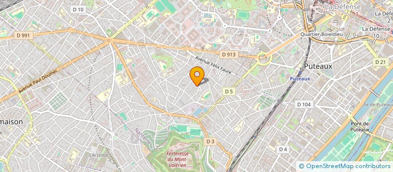 localisation de l'entreprise MEGA ETANCHE à NANTERRE