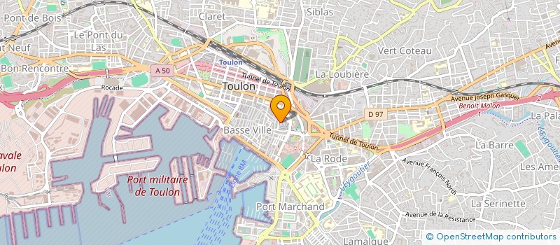 localisation de l'entreprise MEGA ETANCHEITE à TOULON