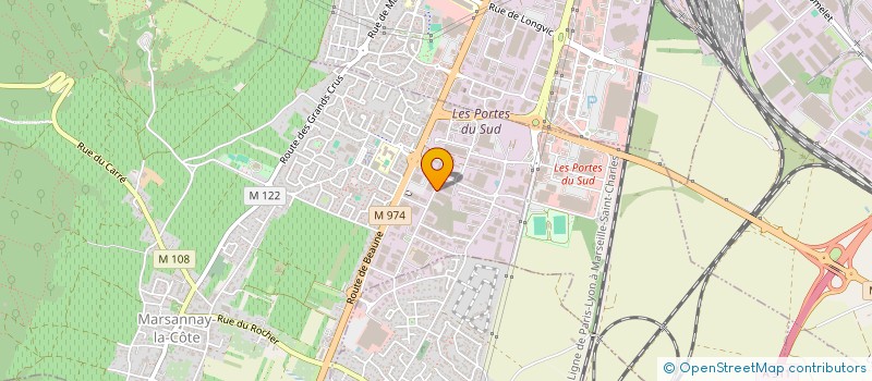 localisation de l'entreprise MEGA FIBRE à MARSANNAY-LA-COTE