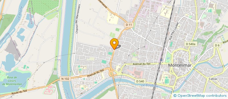 localisation de l'entreprise MEGA-FRAIS à MONTELIMAR