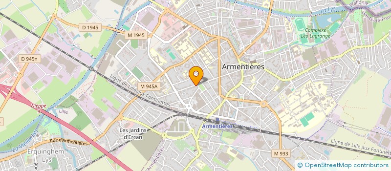 localisation de l'entreprise MEGA GOSPEL SON  ARMENTIERES