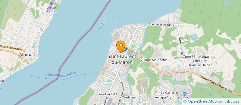 localisation de l'entreprise MEGA IMPORT MARONI à SAINT-LAURENT-DU-MARONI