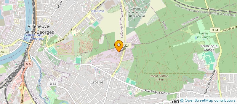 localisation de l'entreprise MEGA INVEST FR  CROSNE