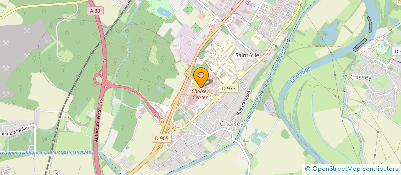 localisation de l'entreprise MEGA JEANS  CHOISEY