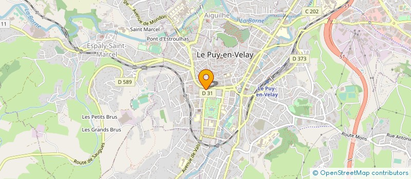 localisation de l'entreprise MEGA JEUNES à LE PUY-EN-VELAY