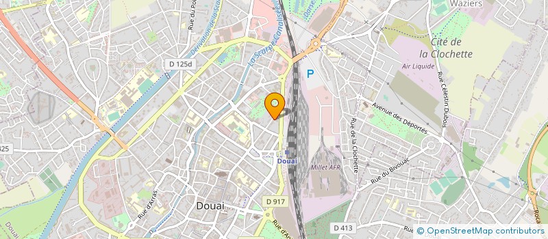 localisation de l'entreprise MEGA MARCHE à DOUAI