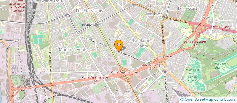 localisation de l'entreprise MEGA MARKET  VENISSIEUX