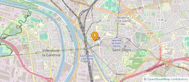 localisation de l'entreprise MEGA-MEDIA à SAINT-DENIS