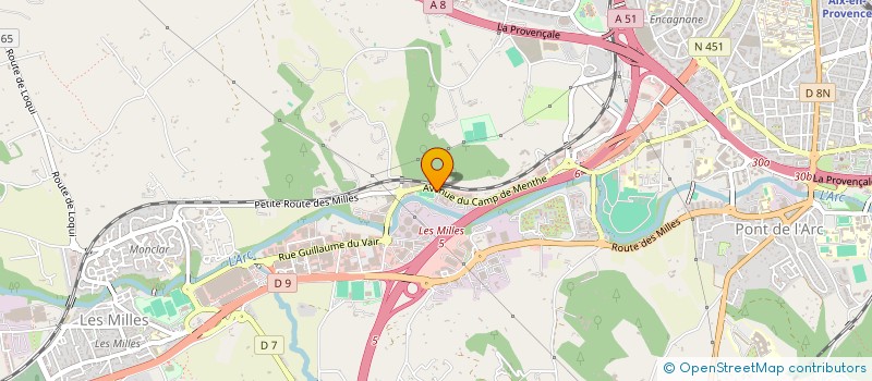 localisation de l'entreprise MEGA MOTOS à AIX-EN-PROVENCE