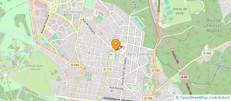 localisation de l'entreprise MEGA MUSIC à VERSAILLES