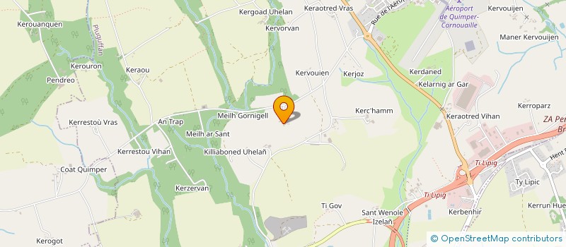 localisation de l'entreprise MEGA ORGANICS SAS à PLOMELIN