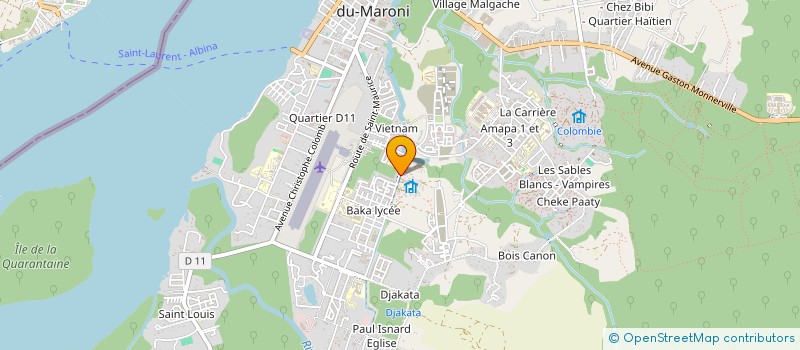 localisation de l'entreprise MEGA OUEST TP à SAINT-LAURENT-DU-MARONI
