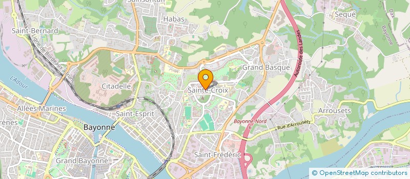 localisation de l'entreprise MEGA-PHONIE à BAYONNE