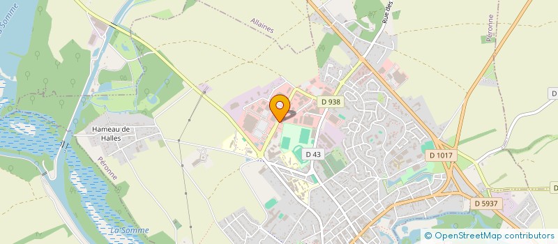 localisation de l'entreprise MEGA PNEUS PERONNE  PERONNE