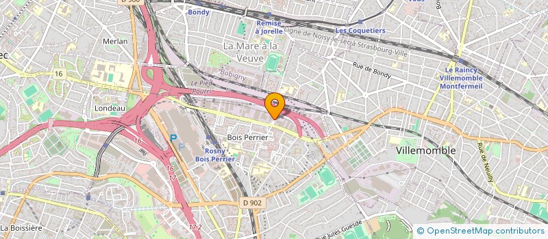 localisation de l'entreprise MEGA RENOV GROUP à ROSNY-SOUS-BOIS