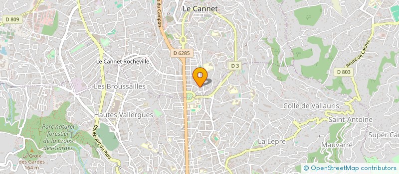 localisation de l'entreprise MEGA SERVICE à LE CANNET