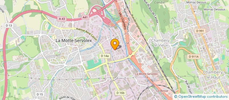 localisation de l'entreprise MEGA SERVICES  CHAMBERY