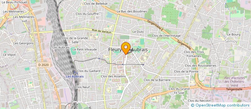 localisation de l'entreprise MEGA SERVICES PRO à FLEURY-LES-AUBRAIS