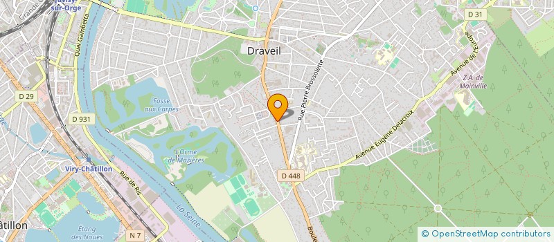 localisation de l'entreprise MEGA SMASH  DRAVEIL