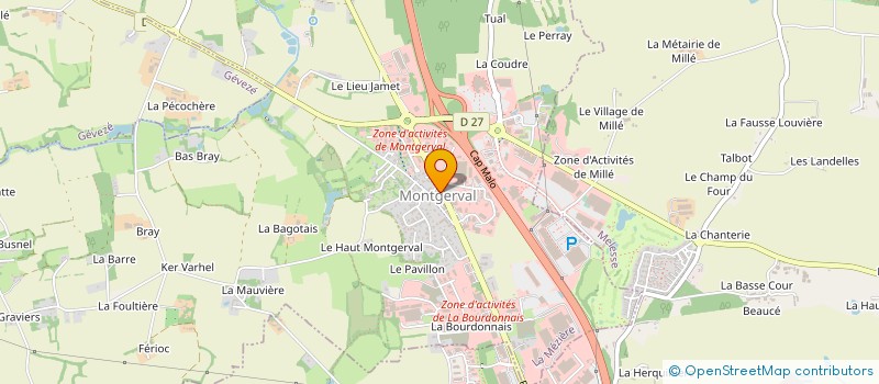 localisation de l'entreprise MEGA SOFT  MONTREUIL-LE-GAST