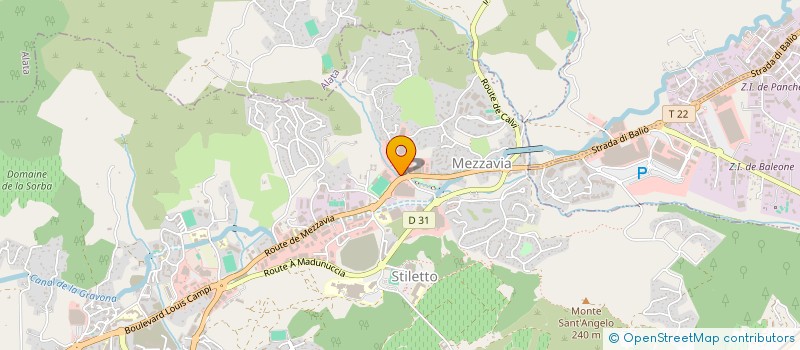 localisation de l'entreprise MEGA SOFT à AJACCIO