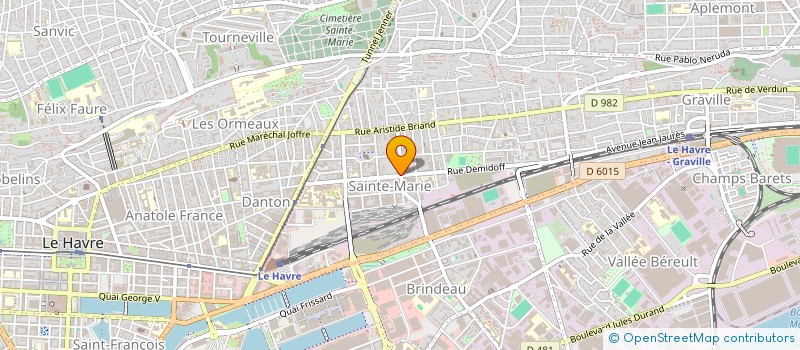 localisation de l'entreprise MEGA-STOCK à LE HAVRE