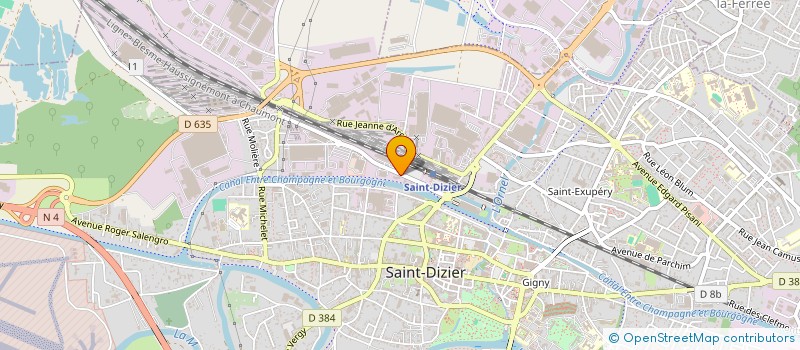 localisation de l'entreprise MEGA TOURNAGE à SAINT-DIZIER