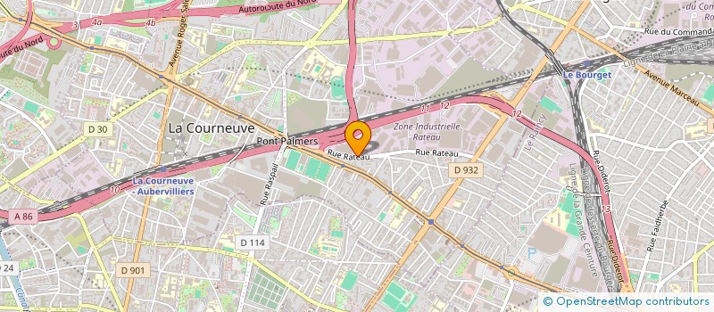 localisation de l'entreprise MEGA V  LA COURNEUVE