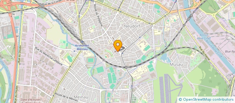 localisation de l'entreprise MEGA VELO à STRASBOURG
