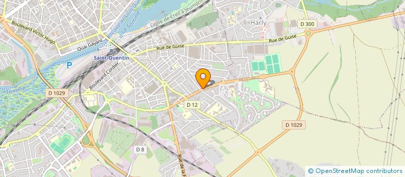 localisation de l'entreprise MEGA VERT à SAINT-QUENTIN