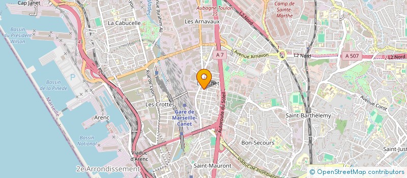 localisation de l'entreprise MEGA WAFFLE à MARSEILLE