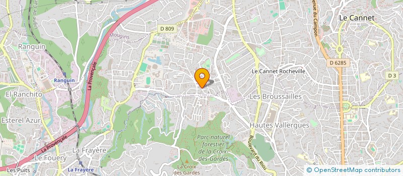 localisation de l'entreprise MEGABURO  LE CANNET