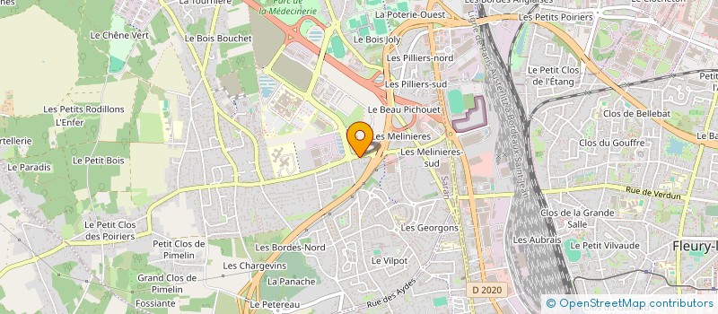 localisation de l'entreprise MEGACENTRE à SARAN