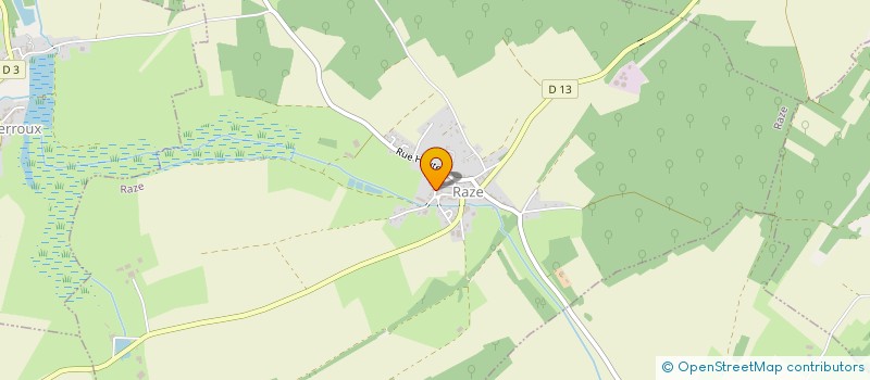 localisation de l'entreprise MEGACEROS  RAZE