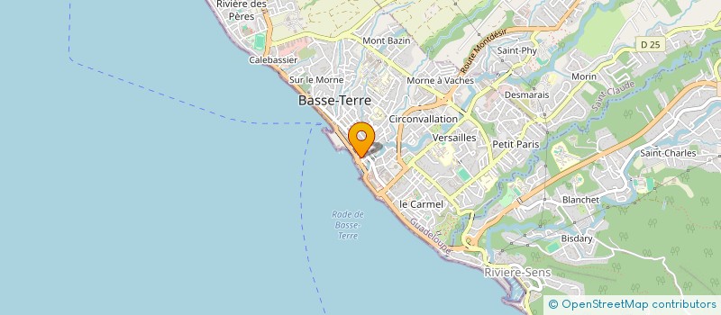 localisation de l'entreprise MEGACYCLE à BASSE-TERRE