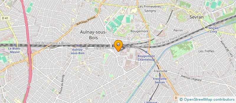 localisation de l'entreprise MEGADHESIF à AULNAY-SOUS-BOIS